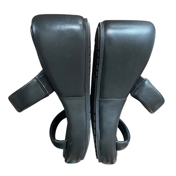 Coconuts by Matisse Unique Black Slip-On Wedge Sandals size 9 - Picture 9 of 10